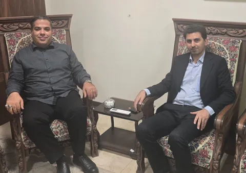 دیدار و گفت‌و‌گو مدیرعامل باشگاه فولاد بافت با دستیار استاندار کرمان