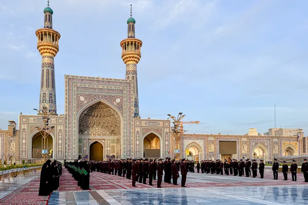 آیین تعویض شیفت خدام حرم مطهر رضوی
