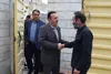 دیدار استاندار قزوین با خانواده شهیده کودک در روستای نجف‌ آباد