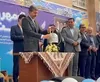 زنگ مهر و مقاومت با دستان فرزند شهید جنگ ۱۲ روزه و استاندار در اصفهان نواخته شد
