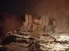سقوط کمپرسی به عمق معدن شن و ماسه در شهر قدس
