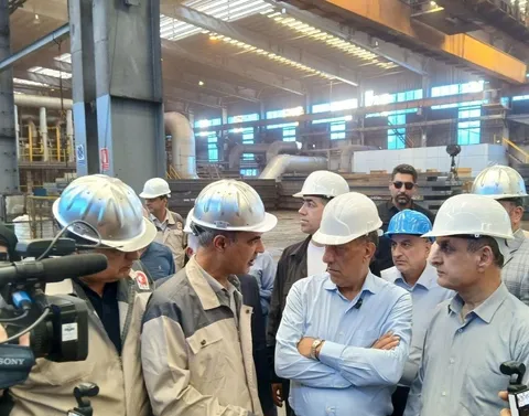 افتتاح طرح توسعه فولاد گیلان توسط معاون اجرایی رئیس‌جمهور