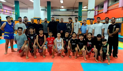 بازدید رئیس فدراسیون رزمی از باشگاه کیک‌بوکسینگ اراک