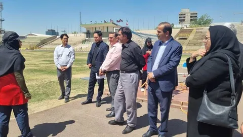 بازدید غفور کارگری از اردوی تیم‌ ملی پارادوومیدانی بانوان