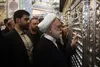 رئیس قوه قضاییه بارگاه مطهر کریمه اهل بیت (ع) را زیارت کرد