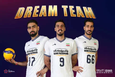 حضور سه بازیکن ایران در تیم رویایی والیبال مردان آسیا ۲۰۲۶