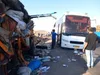 برخورد اتوبوس با کامیون در آزادراه تهران–ساوه؛ سه کشته و ۹ مصدوم