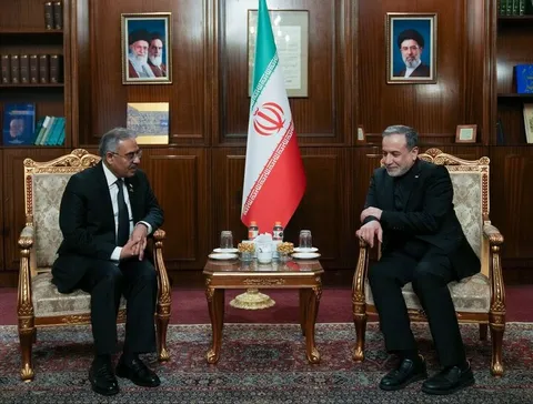 دیدار دبیرکل سازمان دی ۸ با وزیر امور خارجه ایران