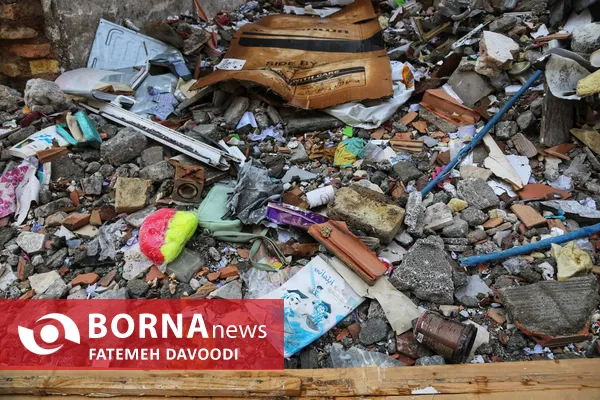 مناطق مورد اصابت تهران