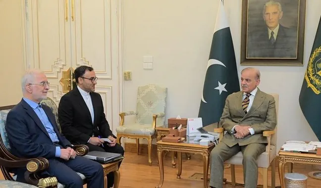 Iranian Interior Minister Meets Pakistani Prime Minister Shehbaz Sharif in Islamabad