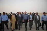 وزیر امور اقتصادی و دارایی وارد عسلویه شد