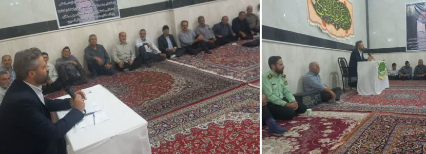 طرح «هر مسجد، یک حقوقدان» در روستای قرقسین اسفرورین برگزار شد