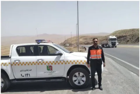 ارتقای ایمنی تردد زائران اربعین با استقرار گشت‌های راهداری در نقاط پرحادثه لرستان