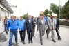 بازدید استاندار قزوین و معاون وزیر صمت از شرکت شیمیایی بهداش