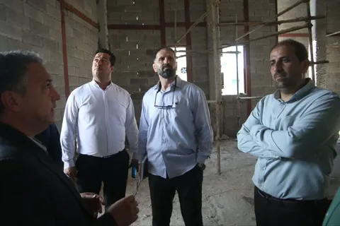 بازدید سرپرست اداره‌کل ورزش و جوانان گیلان از اماکن ورزشی شهرستان بندر انزلی