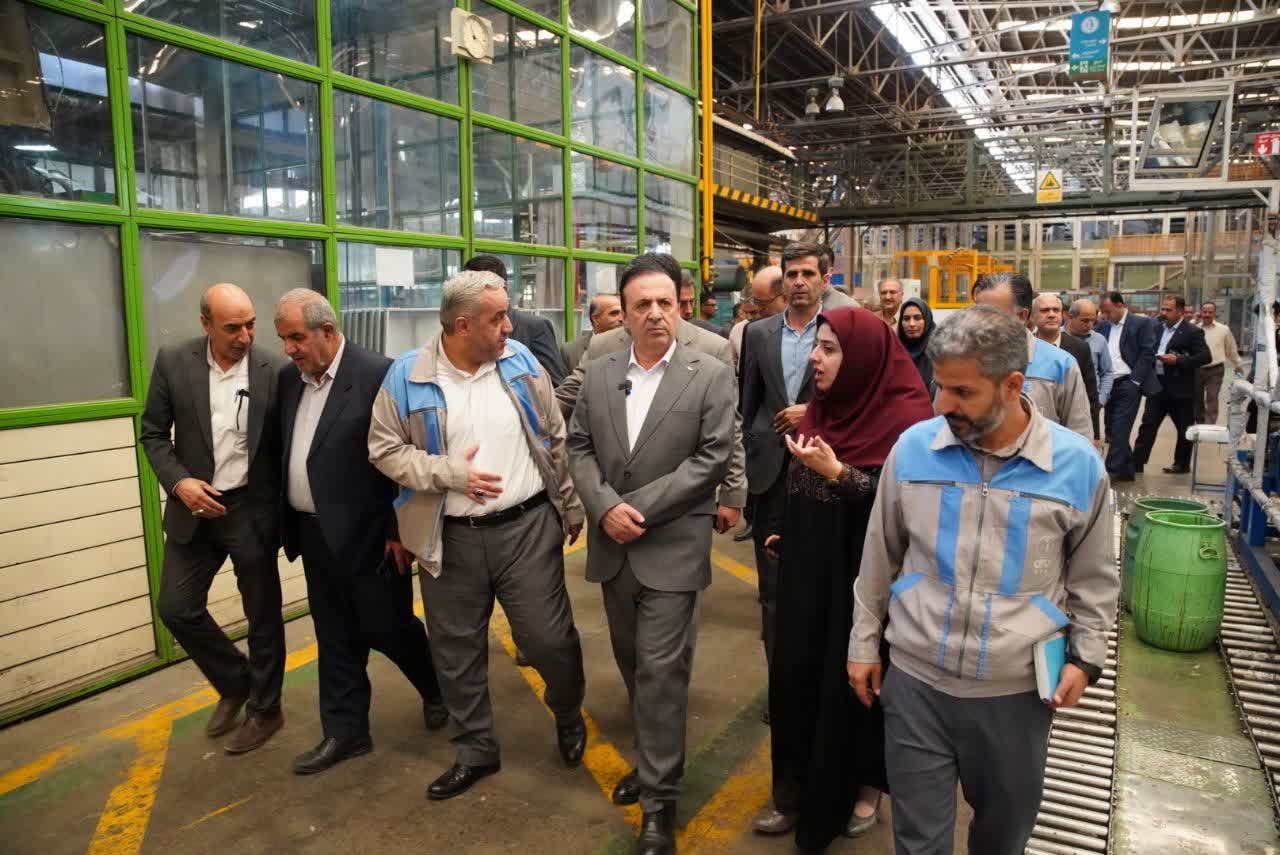 سفر استاندار قزوین به شهرستان البرز /بازدید از کارخانه لوازم خانگی پارس سفر استاندار قزوین به شهرستان البرز /بازدید از کارخانه لوازم خانگی پارس
