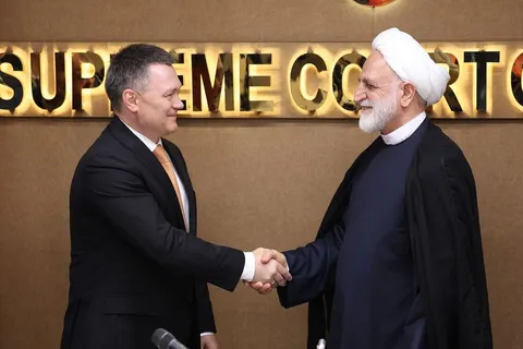 کراسنوف با محسنی اژه ای دیدار کرد/ تجلیل عالی‌ترین مقام قضایی روسیه از مقاومت ملت ایران