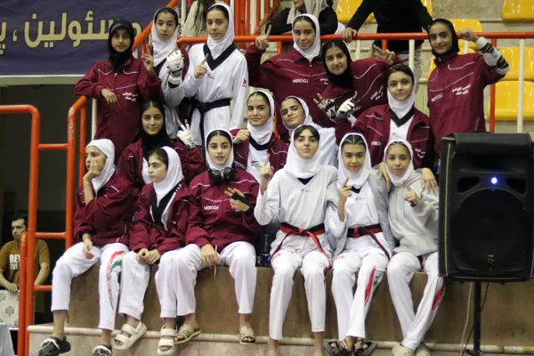 گزارش تصویری؛ مسابقات لیگ تکواندو نونهالان در کرمانشاه
