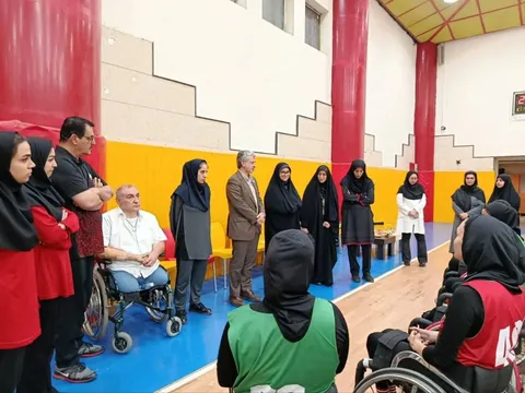 حضور روحیه‌بخش معاون وزیر ورزش در اردوی ملی‌پوشان بسکتبال با ویلچر