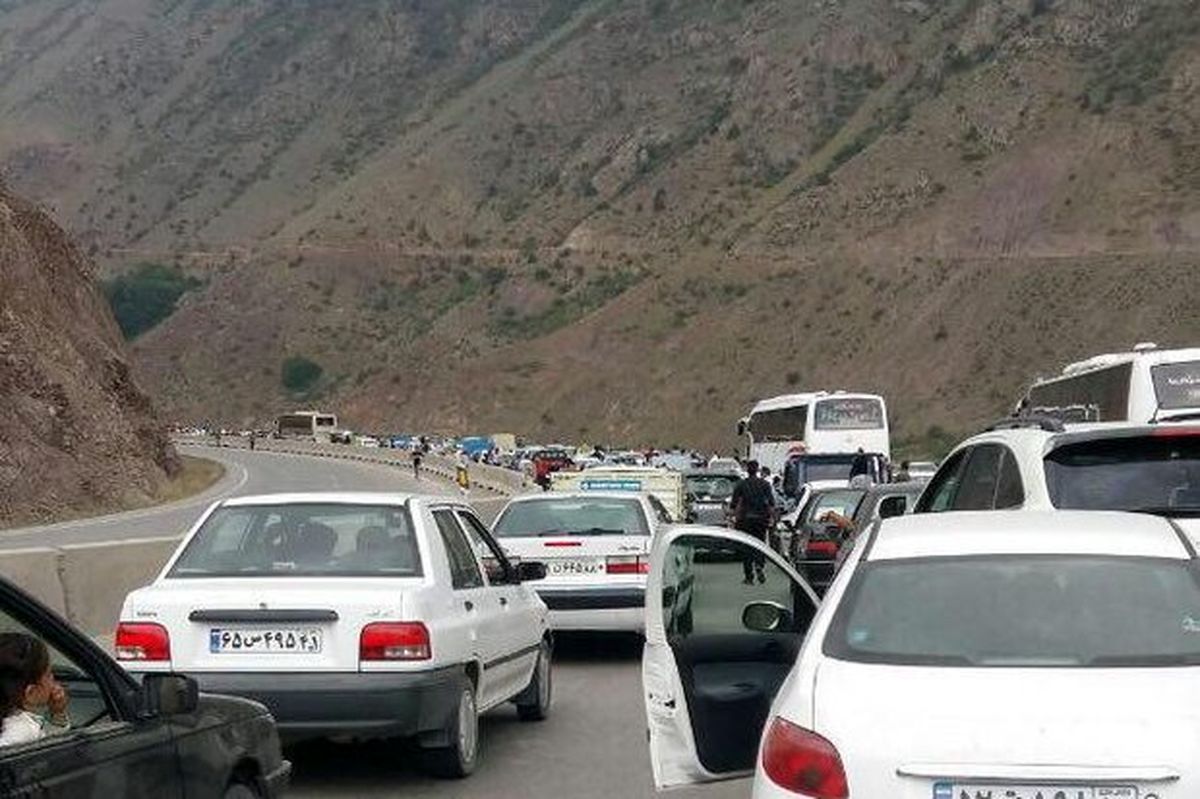ترافیک سنگین در جاده های استان قزوین در مسیر بازگشت زائران