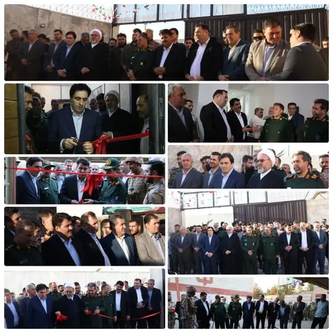افتتاح گردان‌های امنیتی و حوزه بسیج خواهران شهر باغستان