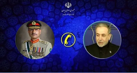گفت‌وگوی تلفنی عراقچی و فرمانده ارتش پاکستان درباره تحولات منطقه