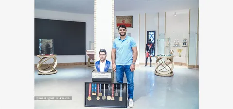 موزه گنجینه فدراسیون کشتی طلا باران شد
