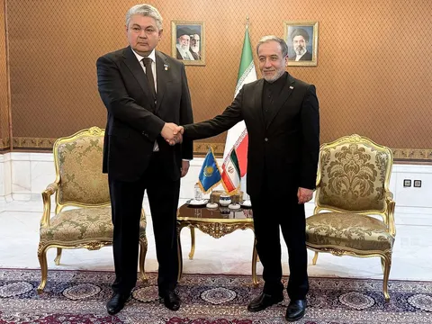 دیدار دبیرکل سازمان همکاری‌ شانگهای با وزیر امور خارجه جمهوری اسلامی ایران
