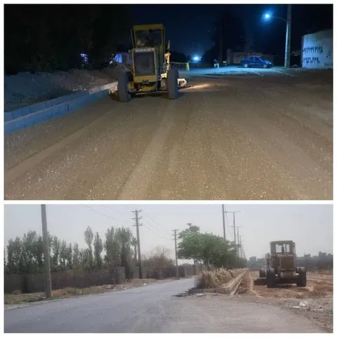 گام عمرانی مدیریت شهری باغستان برای کاهش حوادث و روان‌سازی ترافیک در بلوار شهید باکری