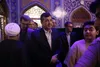 حضور وزیر ورزش و جوانان در حرم مطهر رضوی و ادای احترام به رهبر شهید انقلاب و شهید رئیسی + فیلم و گزارش تصویری
