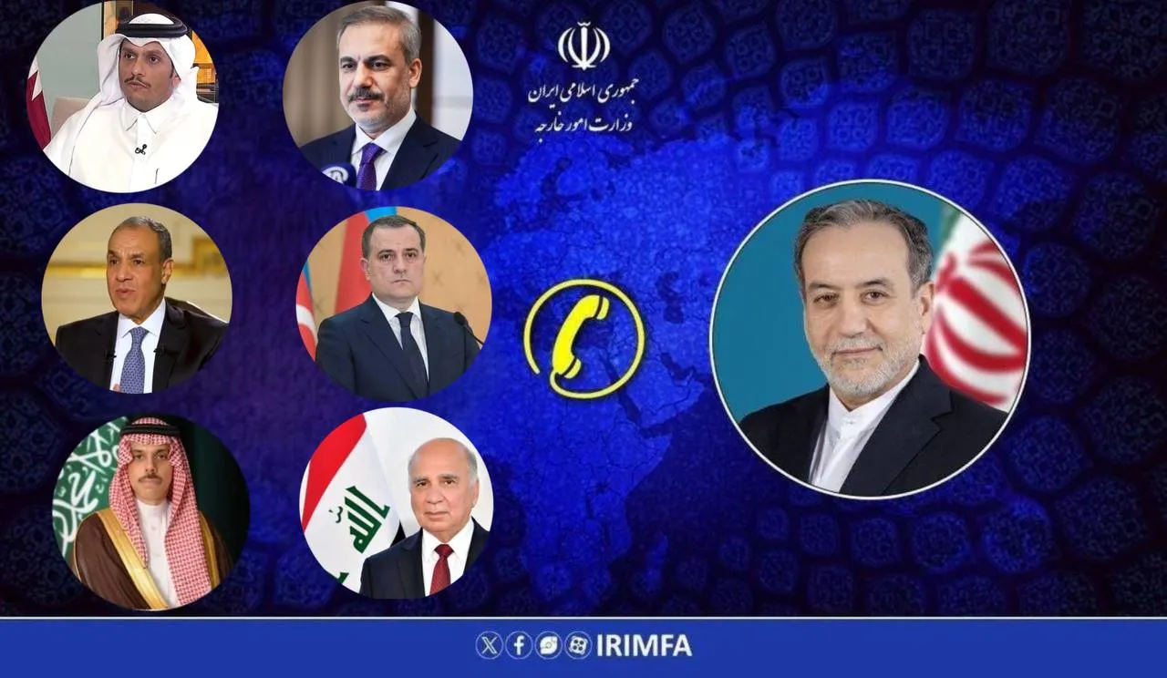 Araghchi Conducts Extensive Consultations with Regional Counterparts to End Aggression