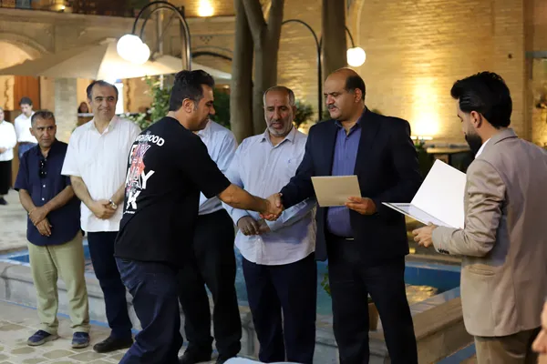 مراسم تجلیل از خبرنگاران ورزشی در کرمانشاه