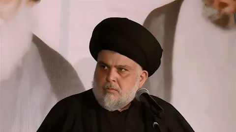 خوش آمدگویی مقتدی صدر به تشییع کنندگان ولی شهید در عراق
