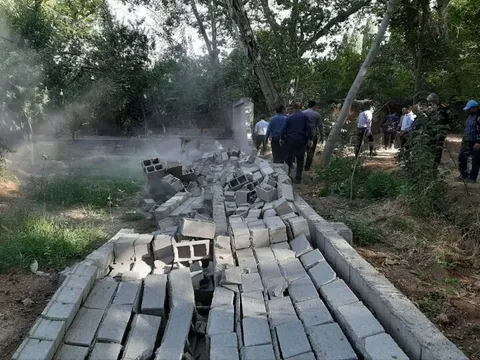 خوشبخت:  ۷۰۰۰ مترمربع از باغات بلوار شهید چمران شیراز آزاد شد