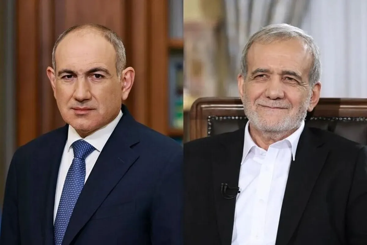 Pezeshkian to Pashinyan: Caucasus route must not be in line with foreigners' goals