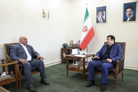 دیدار رئیس منتخب فدراسیون بدنسازی و پرورش اندام با وزیر ورزش و جوانان