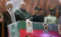 برگزاری مراسم وداع با پیکر مطهر شهید امنیت در ساری با حضور تجمعات گسترده مردم