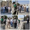 بازدید میدانی معاونین و مسئولان شهرداری باغستان از محله باباسلمان