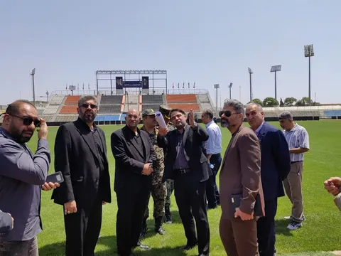 بازدید میدانی معاون امنیتی استانداری تهران از ورزشگاه شهدای شهرقدس