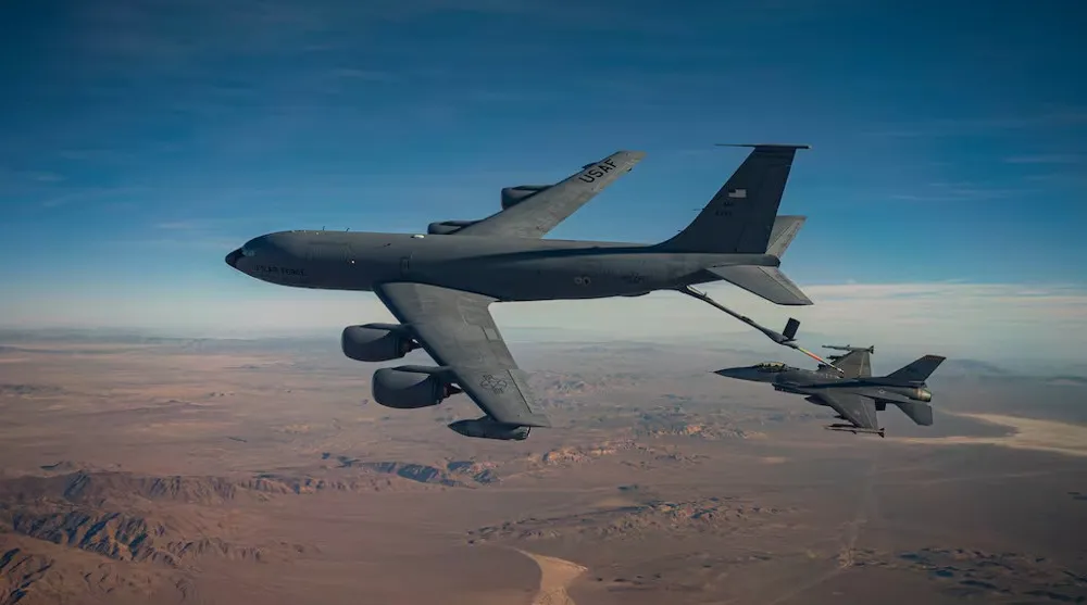IRGC: Resistance groups strike down US Air Force KC-135 aircraft in western Iraq