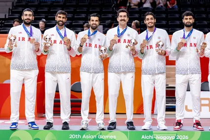 مدال برنز تیم ملی بسکتبال ایران / NOGOYA2026