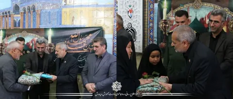 تجلیل وزیر آموزش‌و‌پرورش از خانواده شهدای مدافع حرم استان سمنان