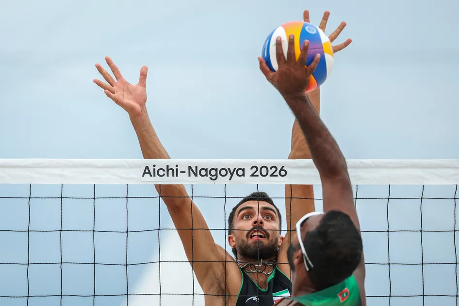 دیدار تیم‌های والیبال ساحلی ایران و مالدیو / NOGOYA2026