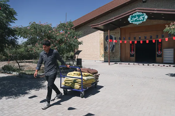  آماده&zwnj;سازی موکب باغ اردوگاه خاتون برای میزبانی از زائران 
