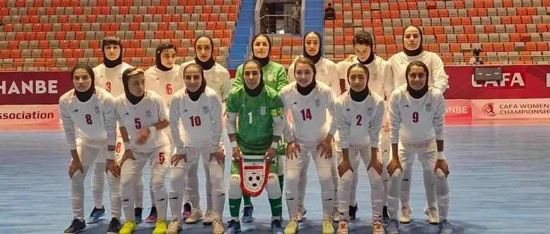 رقابت های فوتسال جام کافا/ دختران ایران آسیا را فتح کردند