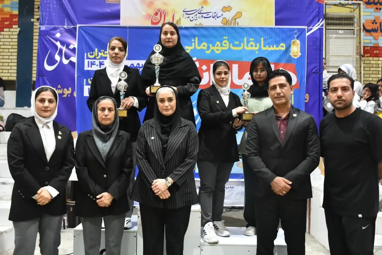 برترین‌های مسابقات هان‌مادانگ تکواندو بانوان قهرمانی استان بوشهر معرفی شدند