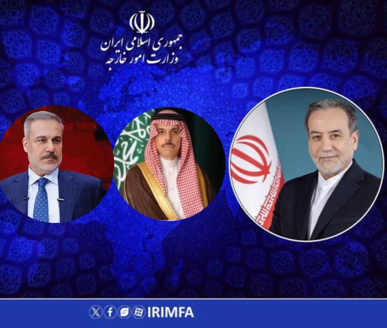 عراقجي لوزيري خارجية تركيا والسعودية: إيران تحتفظ بحقها في الرد على العدوان الأمريكي