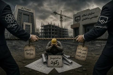 شهرداری در برابر نظام مهندسی؛ ۳.۵ میلیون مترمربع کار، خارج از مسیر سازمان ارجاع شد