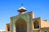 تزئینات کاشی‌کاری مسجدالنبی (ص) قزوین مرمت شد