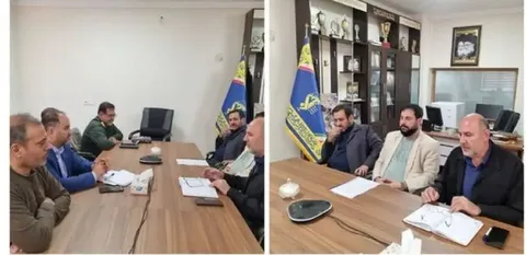 دیدار رئیس سازمان بسیج هنرمندان و دبیر رویداد بین‌المللی «وعده صادق در آینه هنر» با فرمانده سپاه انصارالحسین (ع)